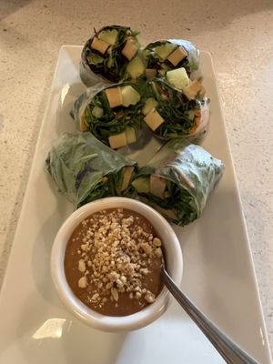 Fresh rolls  at Salaya in Los Angeles