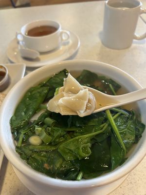 Wonton soupp  at Salaya in Los Angeles