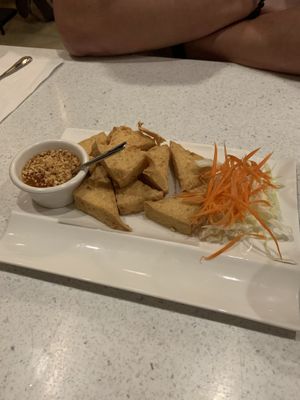 Crispy Fried Tofu at Salaya in Los Angeles