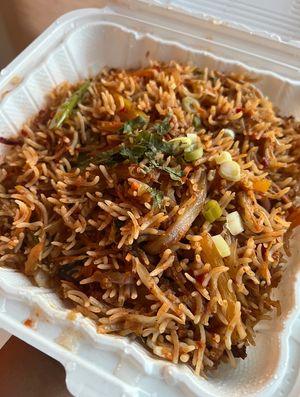 Szechuan fried rice  at Neehee's in Canton