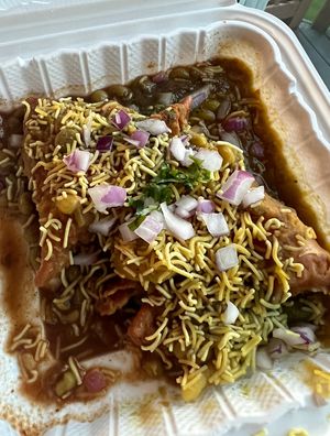 Samosa Ragda  at Neehee's in Canton