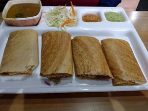 Dabeli Dosa wrap at Neehee's in Canton