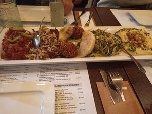 Plateau for two people, many assortiments at Branche de Figuier in Louvain-la-neuve