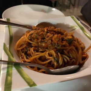 Beautiful lentil bolognese  at Antique Restaurant - Maybe closed in Antalya