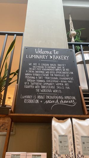   at Luminary Bakery in North West London