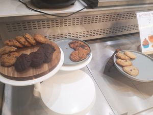 Desserts at Loving Hut in Louvain-la-neuve