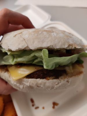 Cheese béarnaise at Loving Hut in Louvain-la-neuve