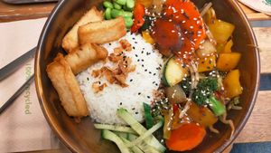 Tofu Hong Kong at Loving Hut in Louvain-la-neuve