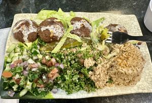 Felafel Platter   #Veganuary at Habibi in Orlando