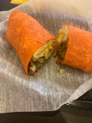 Just egg wrap at Yumzio Bistro in Greensburg