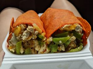 Scrambled Tofu wrap at Yumzio Bistro in Greensburg