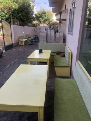 Patio at Wannas Art Cafe in Luxor