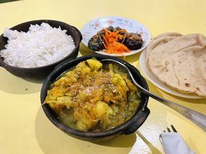 Cauliflower tagine  at Wannas Art Cafe in Luxor
