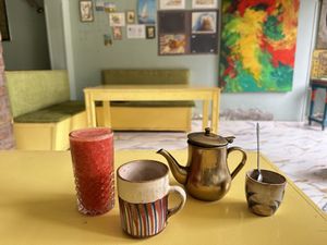   at Wannas Art Cafe in Luxor