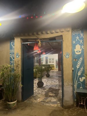 Lovely space with tasty foodd  at Wannas Art Cafe in Luxor