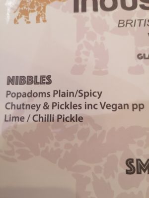 Nibbles at Indus Express in Stourbridge