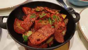 Tofu saslick at Indus Express in Stourbridge