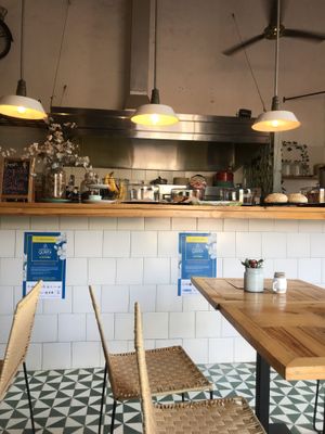 Good music too! at Origen Arte Sano in Santa Marta