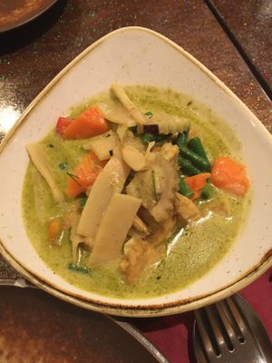 Green curry   at Little Elephant in Eastbourne
