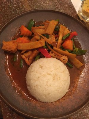 Thai chili tofu   at Little Elephant in Eastbourne