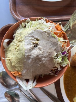 Salad  at Kasvis Keidas in Turku