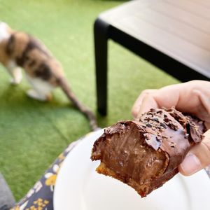 Chocolate eclair  at W.H.I.P Patisserie in Inglewood