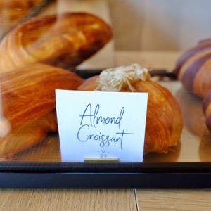 Almond croissant  at W.H.I.P Patisserie in Inglewood