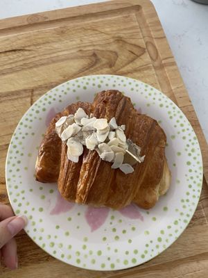 Almond croissant   at W.H.I.P Patisserie in Inglewood