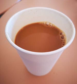 Almond Sticky Chai at W.H.I.P Patisserie in Inglewood