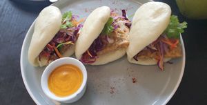 Tempeh bao - ask to be vegan at Suka Espresso in Ubud