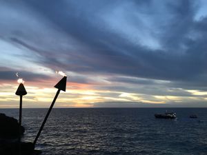 View from the table  at Rays On The Bay in Kailua Kona