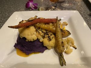 Cauliflower “steak”  at Rays On The Bay in Kailua Kona