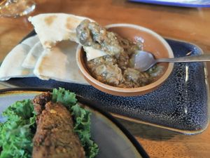 Babaganoush and Pita at Azulëo in Manuel Antonio