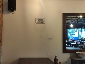 Prohibido el ingreso y consumo de carne at Govinda's - La Playa in Medellin