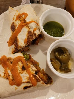 burrito vegano at Govinda's - La Playa in Medellin