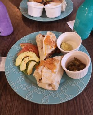 Burrito at Govinda's - La Playa in Medellin