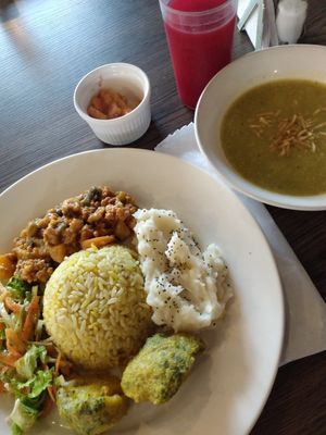 Meal of the day at Govinda's - La Playa in Medellin