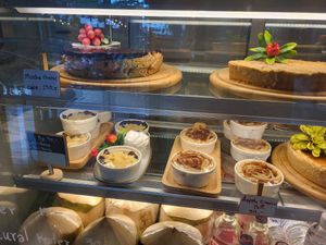 Unfortunately no vegan cakes at Phangan Coffee in Koh Phangan