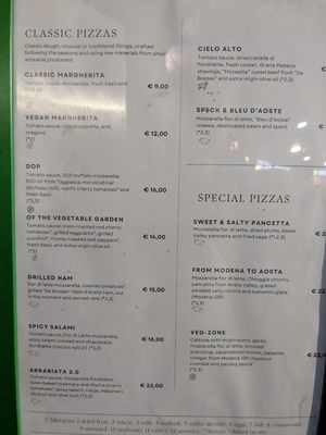 Menu - Feb 2025 at Base Camp - Maybe closed in Valtournenche