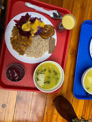 Lunch for $3 at Govinda Gopal - Govindas  in Quito