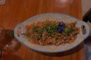 The Pad Thai with tofu at Paraw Beach Club in Boracay