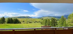 balcony view at Paradiso Pure Living Vegan Hotel in Kastelruth