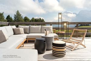 Open terrace for aperitivo at Paradiso Pure Living Vegan Hotel in Kastelruth