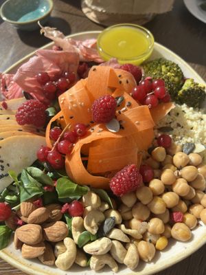 paradiso bowl  at Paradiso Pure Living Vegan Hotel in Kastelruth