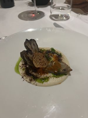 vegan smoked topinambur   at Paradiso Pure Living Vegan Hotel in Kastelruth