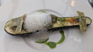 Third course at Paradiso Pure Living Vegan Hotel in Kastelruth