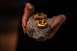 Fine Dining 100% Vegan Tasting Menu by awarded Vegan Chef Aggeliki Charami at Paradiso Pure.Living Vegan Hotel at Paradiso Pure Living Vegan Hotel in Kastelruth