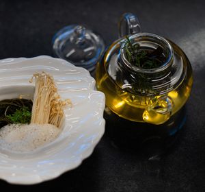 Fine Dining 100% Vegan Tasting Menu by awarded Vegan Chef Aggeliki Charami at Paradiso Pure.Living Vegan Hotel at Paradiso Pure Living Vegan Hotel in Kastelruth