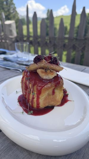 French Toast  at Paradiso Pure Living Vegan Hotel in Kastelruth