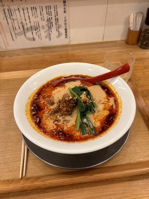   at Menya Shichisai in Tokyo